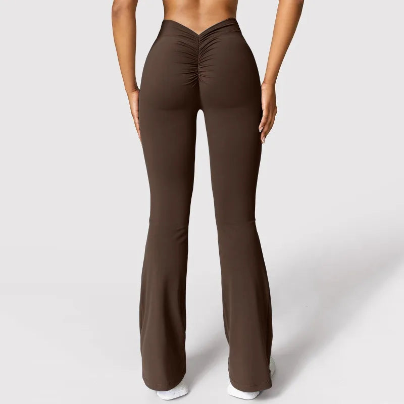 Fashion Leggings Women V-back Push Up
